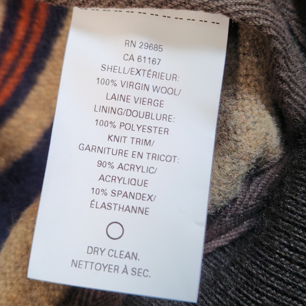 Pendleton Bomber Jacket Men XL Green Wool Southwestern Graphic Snap Front - Picture 16 of 16